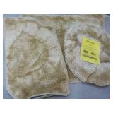 3 pc Linen Rug Bath Set...