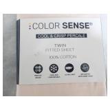 Pink Color Sense Twin Size Fitted S...