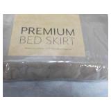Premium Brown Queen Size Bedskirt...
