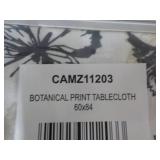 Botanical Print TableCloth 60 x 84"...