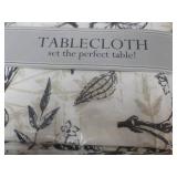 Botanical Print TableCloth 60 x 84"...