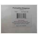 Poinsettia Elegance 60 x 102" Oblon...