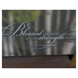 11 x 36" Wood Sign...