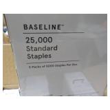 Box of .25" Standard Staples 25000 ...