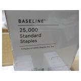 Box of .25" Standard Staples 25000 ...