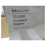 Box of .25" Standard Staples 25000 ...