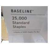 Box of .25" Standard Staples 25000 ...