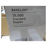 Box of .25" Standard Staples 25000 ...