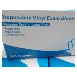 500 Disposable Vinyl Exam Gloves si...