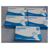 500 Disposable Vinyl Exam Gloves si...