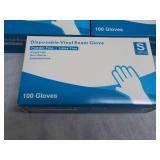 500 Disposable Vinyl Exam Gloves si...