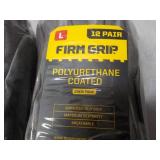 24 pair Size Large Firm Grip Polyur...