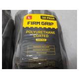 24 pair Size Large Firm Grip Polyur...