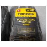 24 pair Size Large Firm Grip Polyur...