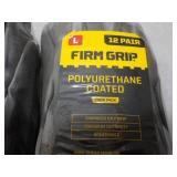 24 pair Size Large Firm Grip Polyur...