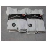 12 pair Wear Proof White Athletic S...