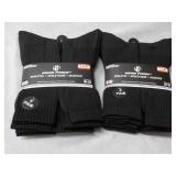 12 pair Wear Proof Black Athletic S...