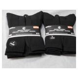 12 pair Wear Proof Black Athletic S...