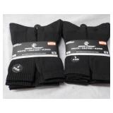 12 pair Wear Proof Black Athletic S...