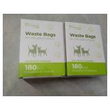 2 Boxes 180 Bags each Pet Waste Bag...