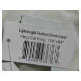 Lightweight Feather & Down Duvet Comforter Insert King/Cal King| BOKSER Home