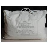 2 Pack Standard/Queen Size Soft White Duck Feather & Down Bed Pillow | BOKSER HOME