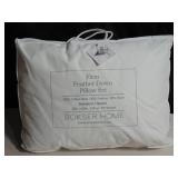 2 Pack Firm White Duck Feather & Down Bed Pillow Standard Size | BOKSER HOME