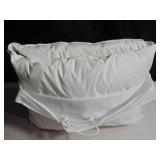 2 Pack Firm White Duck Feather & Down Bed Pillow Standard Size | BOKSER HOME