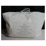 2 Pack Soft White Duck Feather & Down Bed Pillow Standard Size | BOKSER HOME