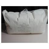 2 Pack Firm White Duck Feather & Down Bed Pillow King Size | BOKSER HOME