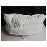 2 Pack Soft White Duck Feather & Down Bed Pillow King Size | BOKSER HOME