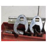 Tool Box with Assorted Sockets and Wrenches