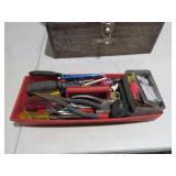 Tool Box with Assorted Hand Tools