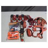 Mixed Lot of New and Used Tie Down Ratchet Straps
