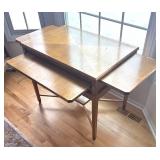 LR - Vintage Four Leaf Expanding Table
