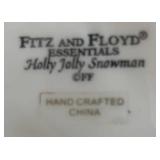 DR - Set of 4 Festive Fitz and Floyd Holiday Plates