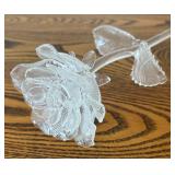 DR - Pair of Waterford Crystal Floral Stems