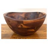 DR - Fabio Viviani Toscana Wooden Serving Bowl with Salad Hands