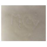 DR - Pair of Vintage McCoy Yellow Planter Pots