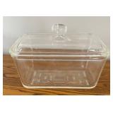 DR - Vintage Crystal and Glass Etched Bowl Covered Butter Dish, Cruet and More