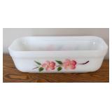 DR - Vintage Fire-King Baking Dish and Red Wing Hand Painted Platter