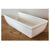 DR - Set of 2 Vintage White Pottery Planters by Norton and USA Pottery