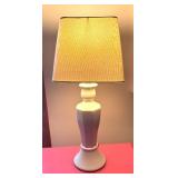 U - Petite White Ceramic Table Lamp