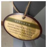 U - Gray 3-Shelf Wood Shelf