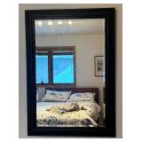 LL  - Black Framed Wall Mirror