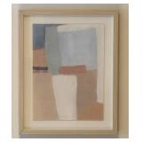 LL  - Pair of Abstract Framed Prints