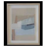 LL  - Pair of Abstract Framed Prints