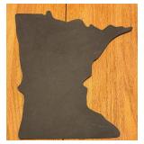 LL  - Slate Minnesota Shaped State Decor