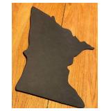 LL  - Slate Minnesota Shaped State Decor