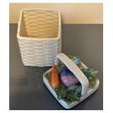 LL  - Fitz & Floyd Vegetable Garden Harvest Ceramic Canister